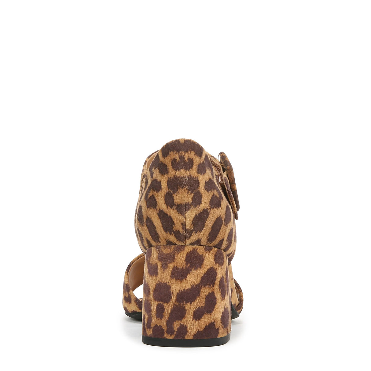 Tan Leopard Suede