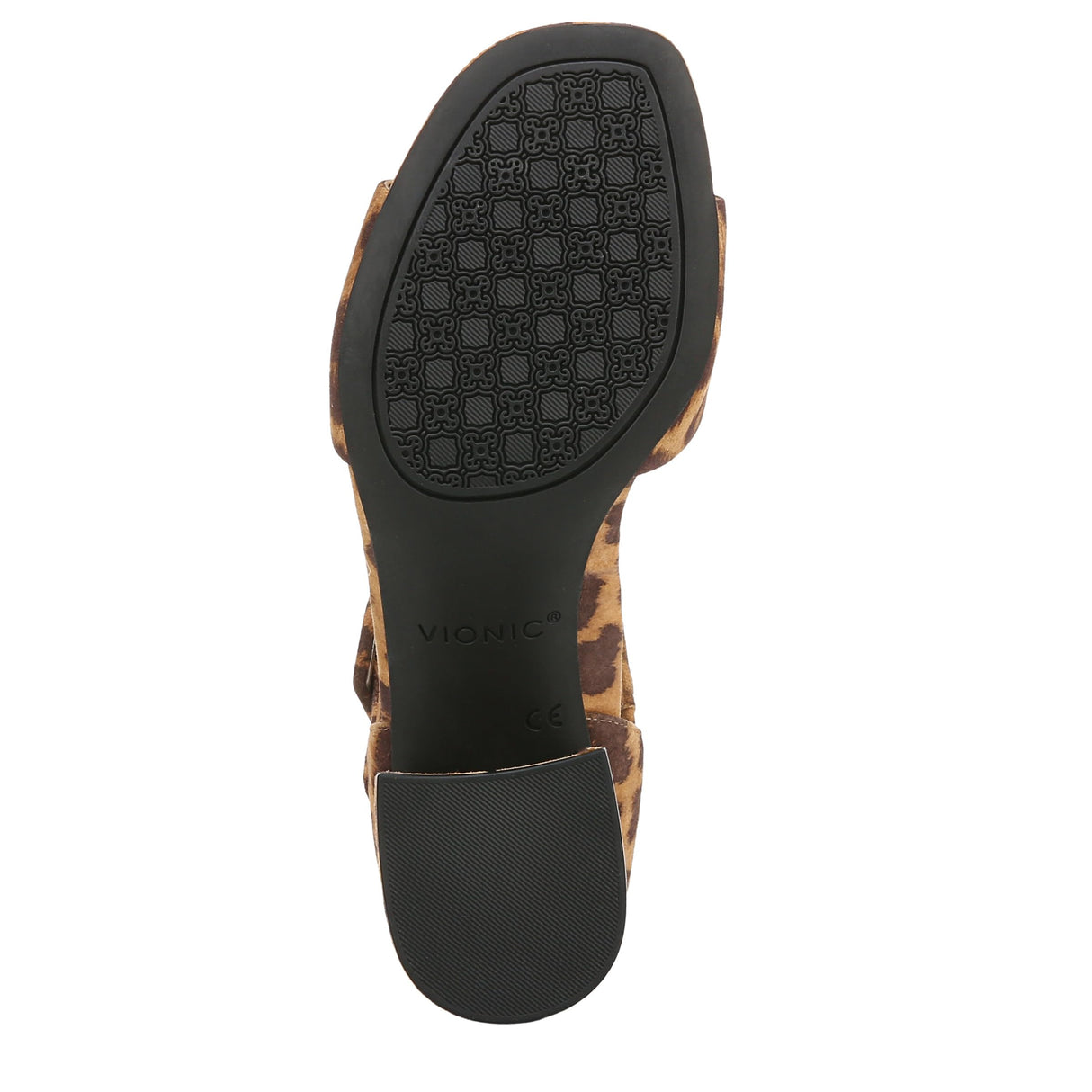 Tan Leopard Suede