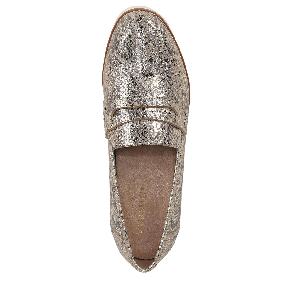 Gold Snake Leather