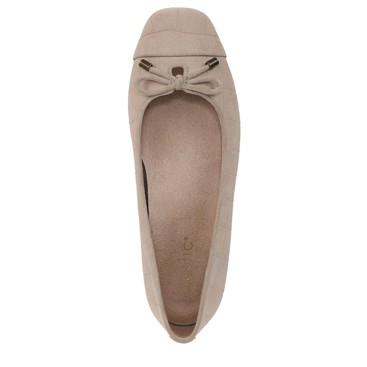 Lucid Beige Croc Suede