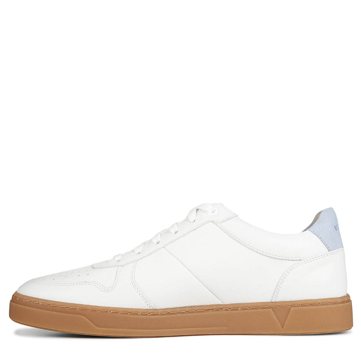 White/Skyway Blue Leather