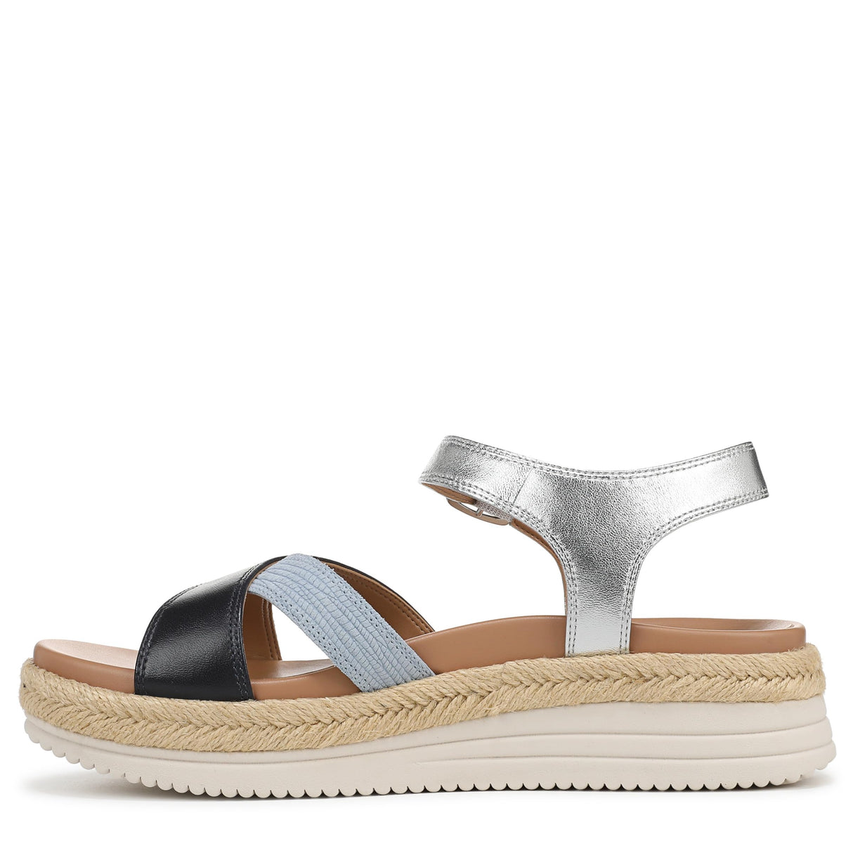 Navy Multi Leather
