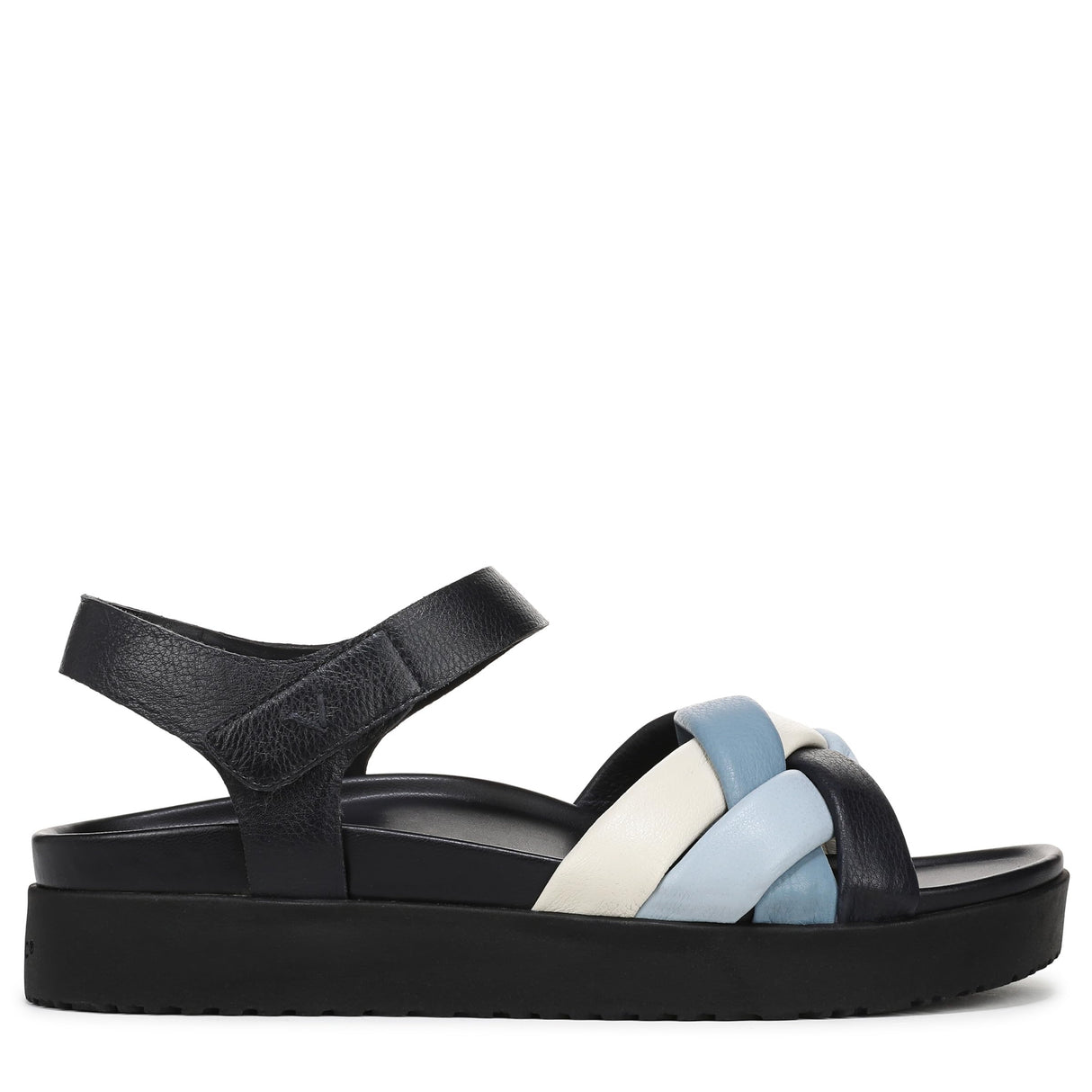 Navy Multi Leather