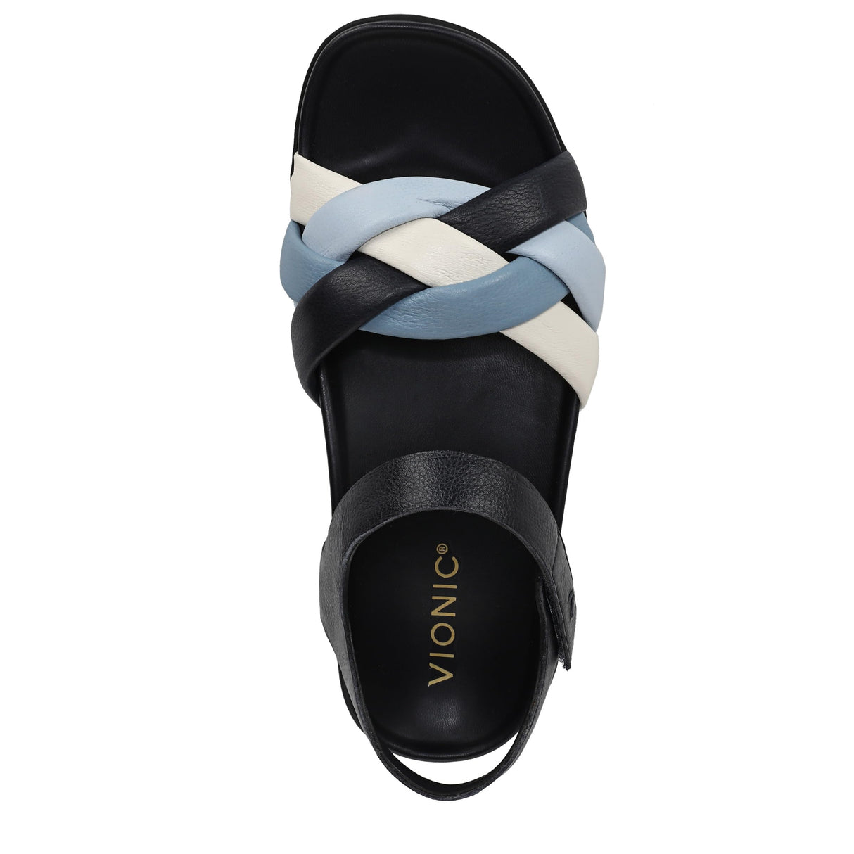 Navy Multi Leather