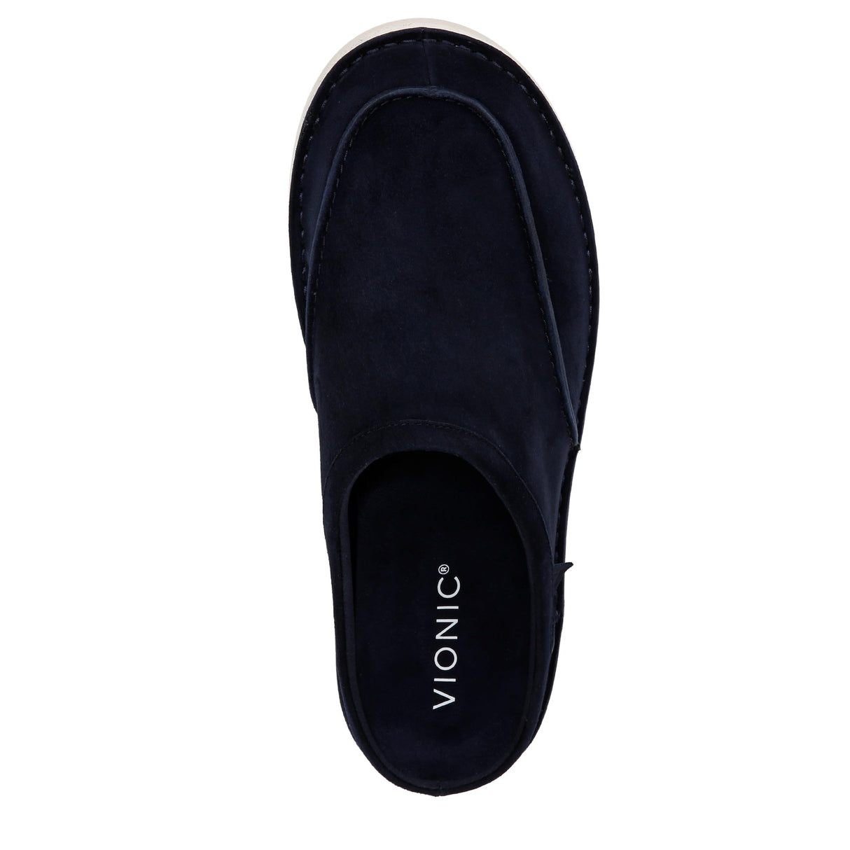 Navy Blazer Waxed Suede