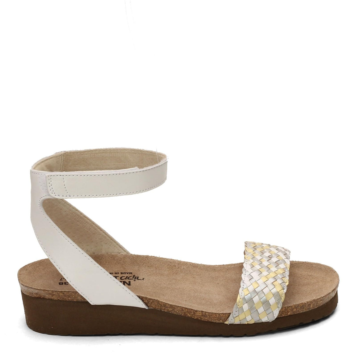 Pearl White Leather Braid