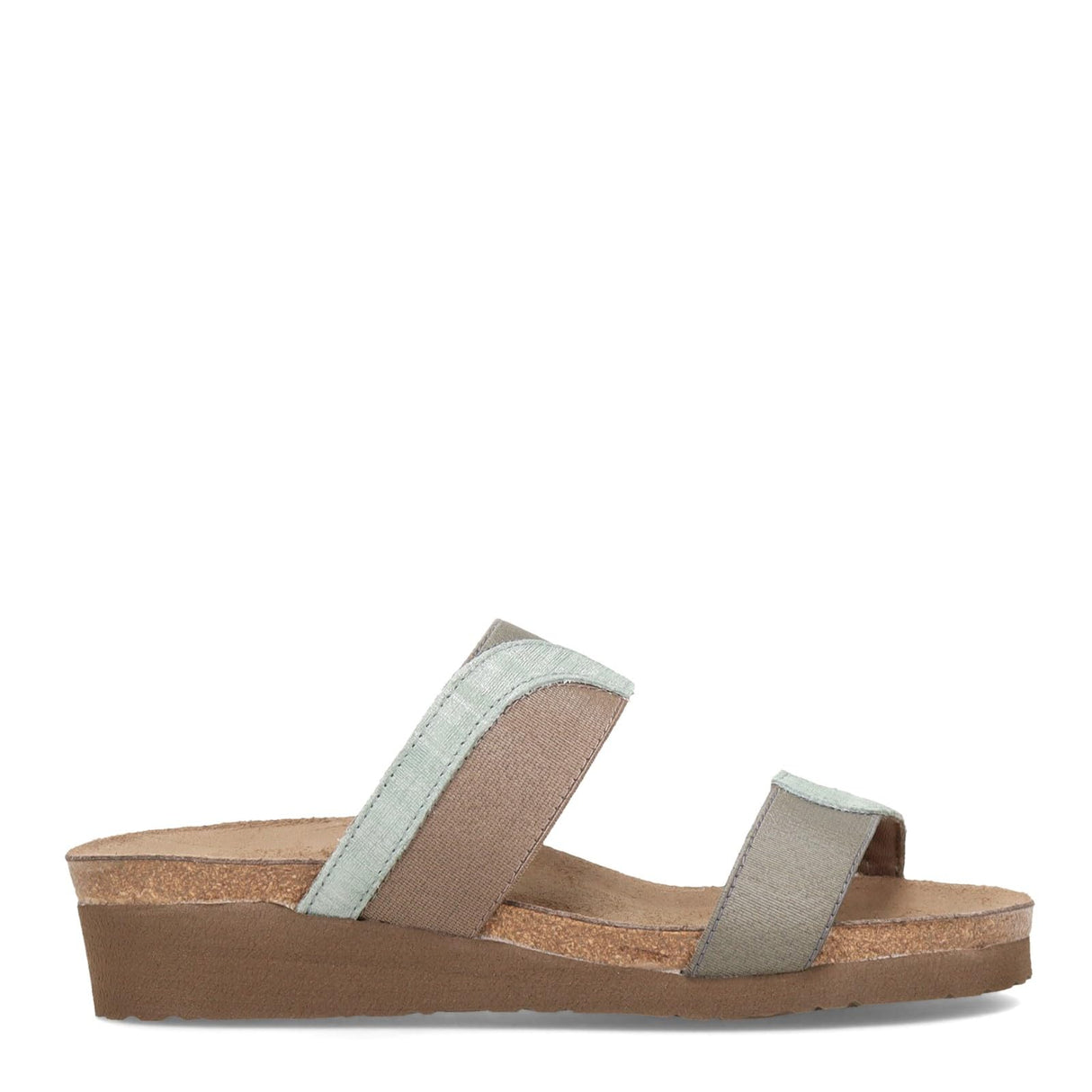 Teal Gry-Khaki Elastic