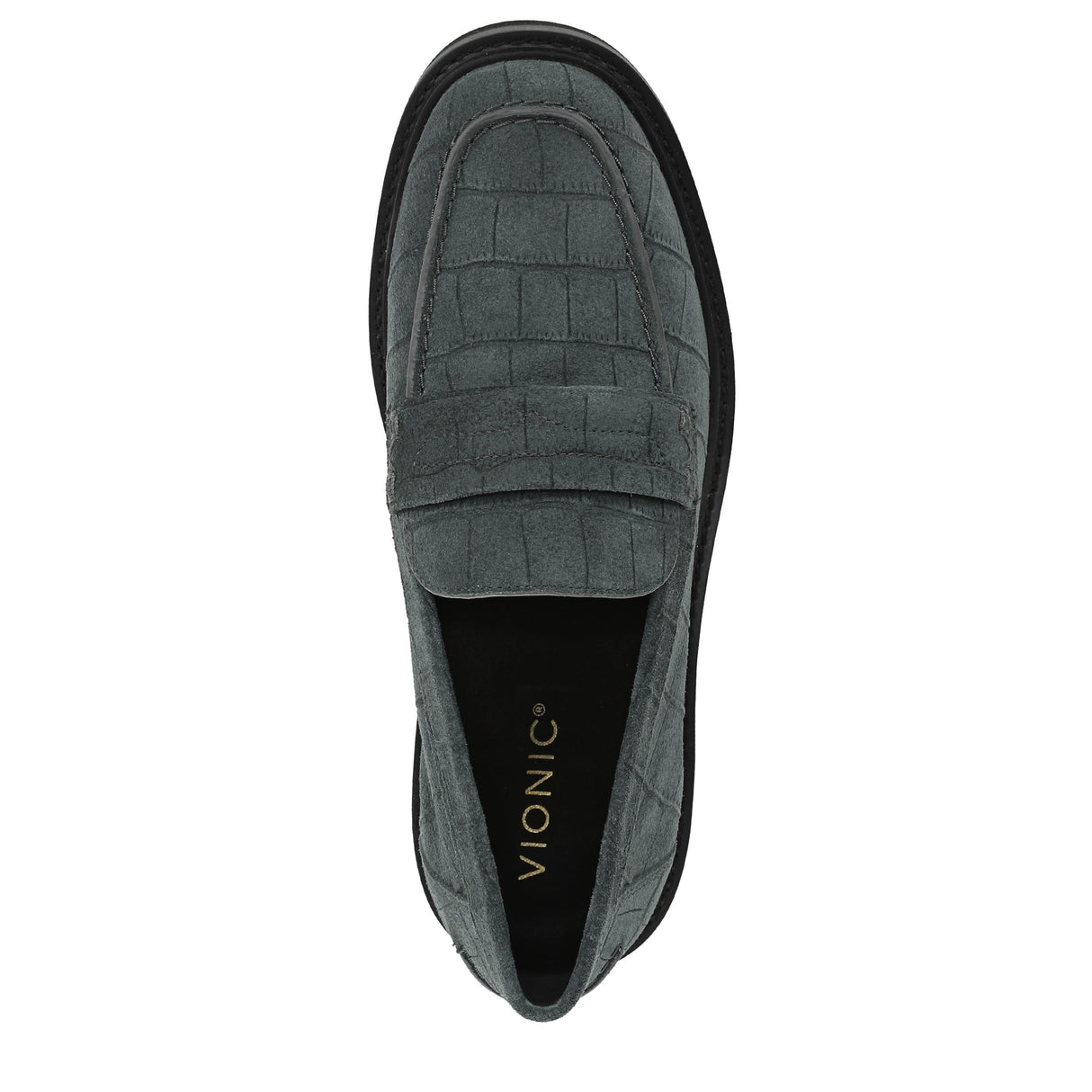 Scarab Croc Suede