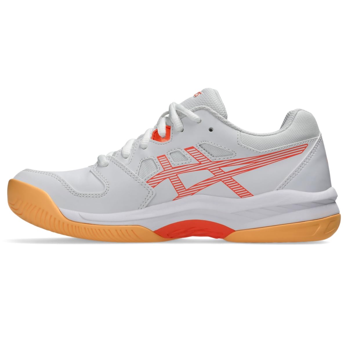 White/Vivid Coral