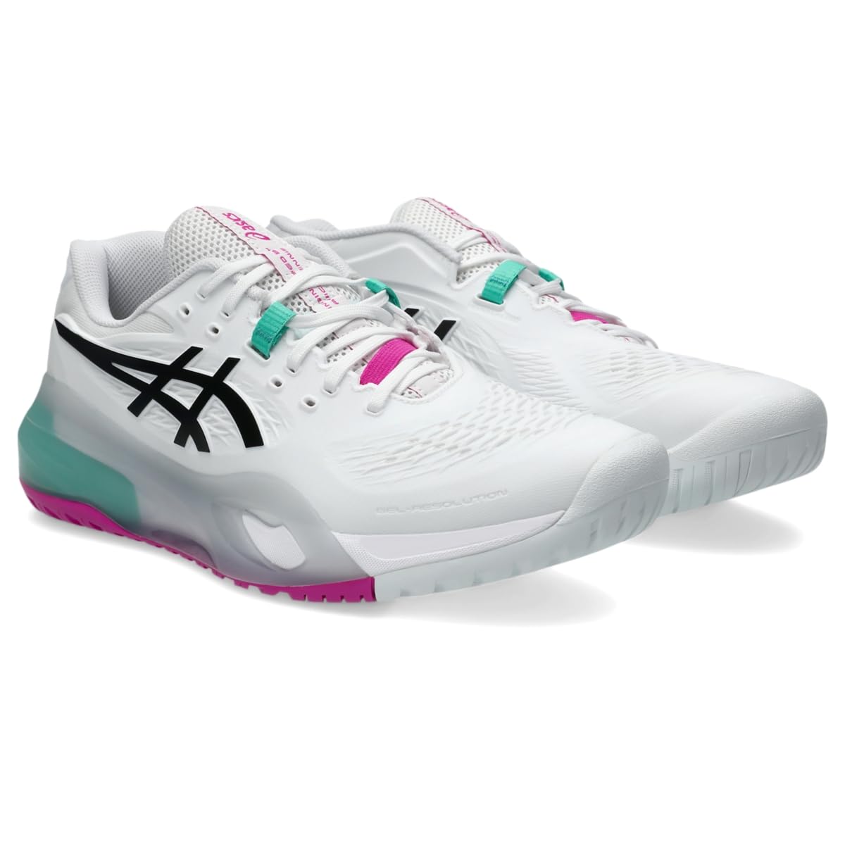 White/Aurora Green