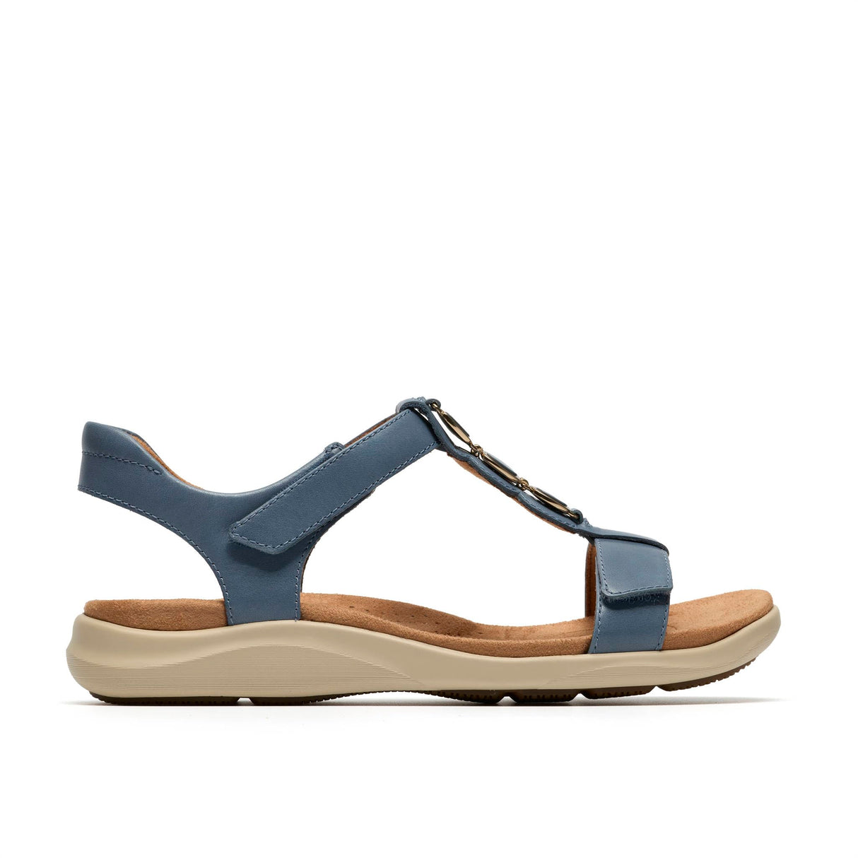 Denim Blue Leather
