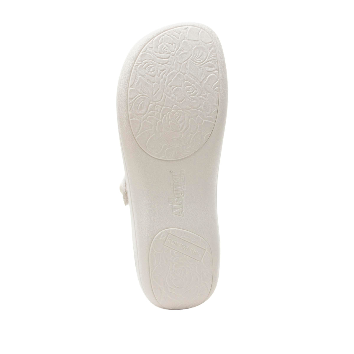 White Quilted Patent