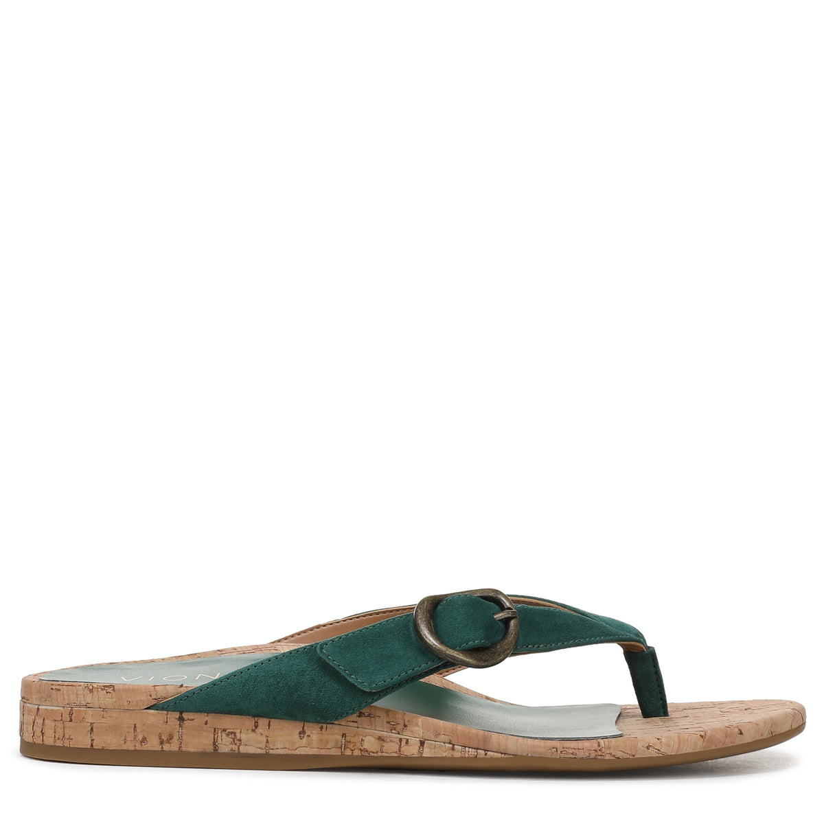 Posy Green Waxed Suede
