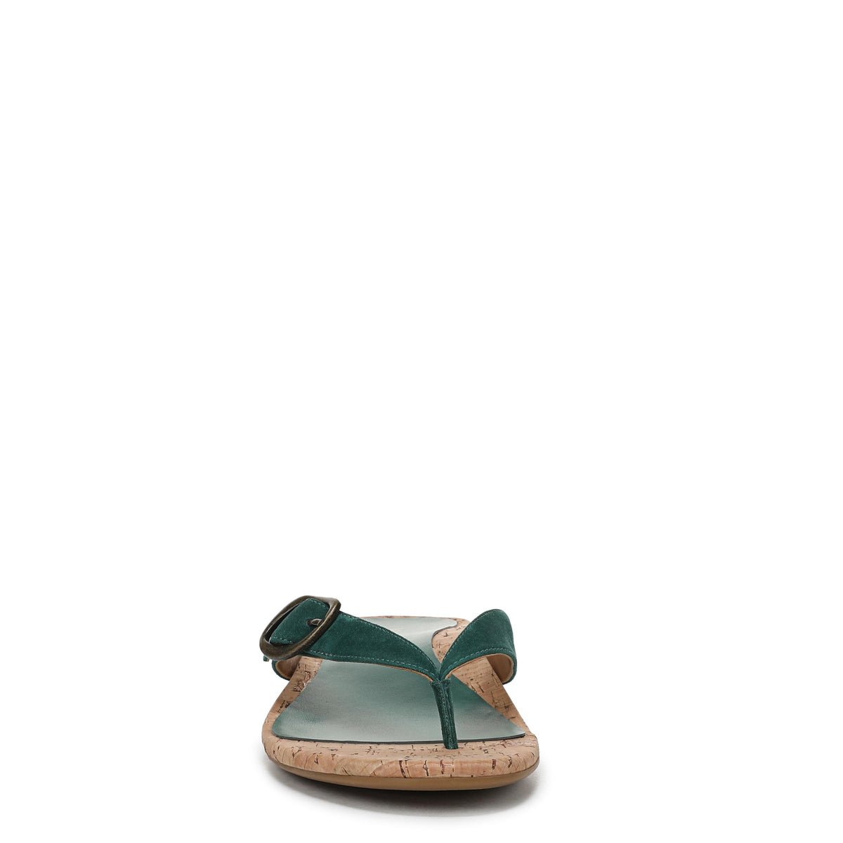 Posy Green Waxed Suede