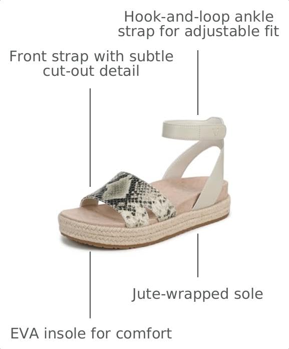 Cream Snake Embossed Leather