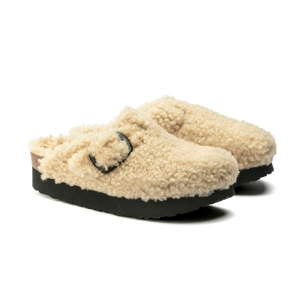 Birkenstock Boston Big Buckle Platform Women's – Bb Eggshell Sh