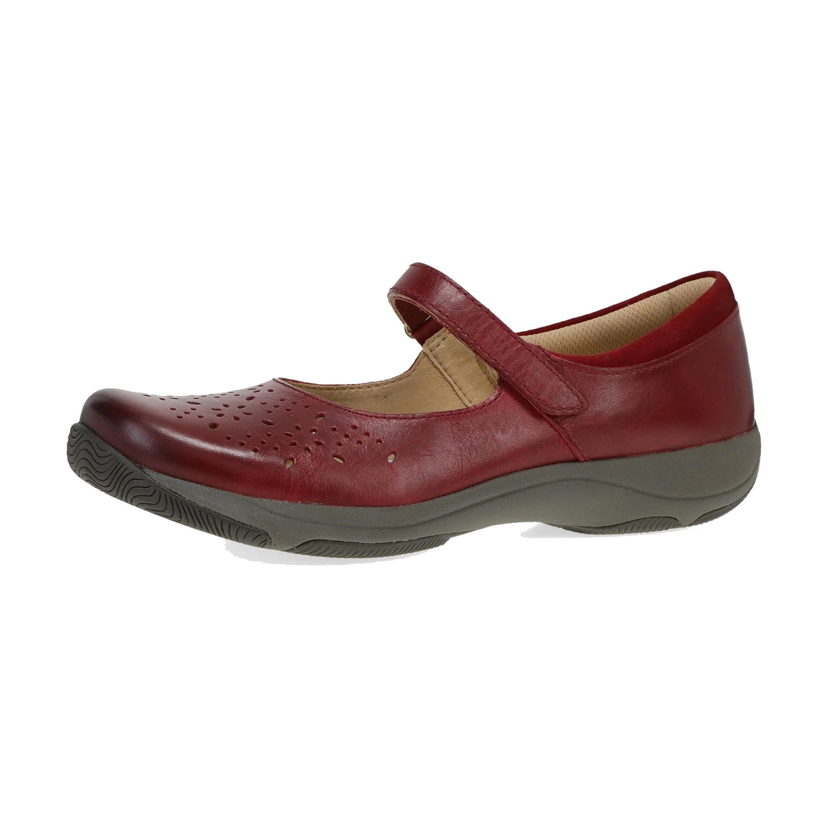 Dansko Stacy Women's – Red Waxy Burnished