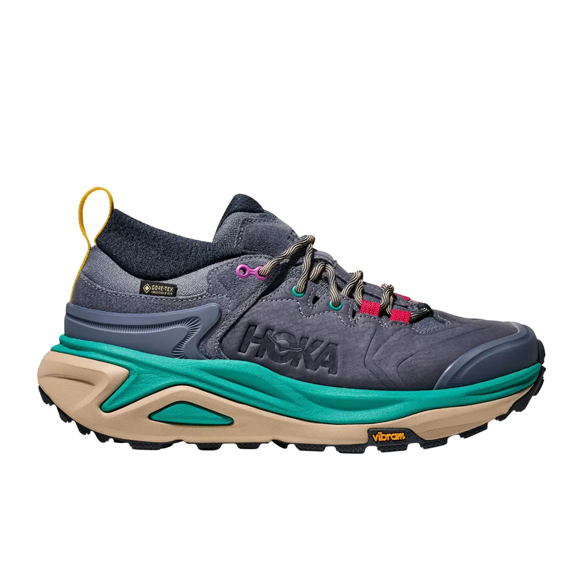 HOKA Kaha GTX Men's – Charcoal Gray / Green Sheen