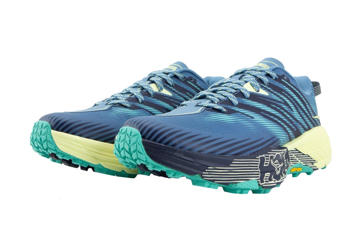 HOKA Speedgoat 4 Women's – Provincial Blue / Luminary Green