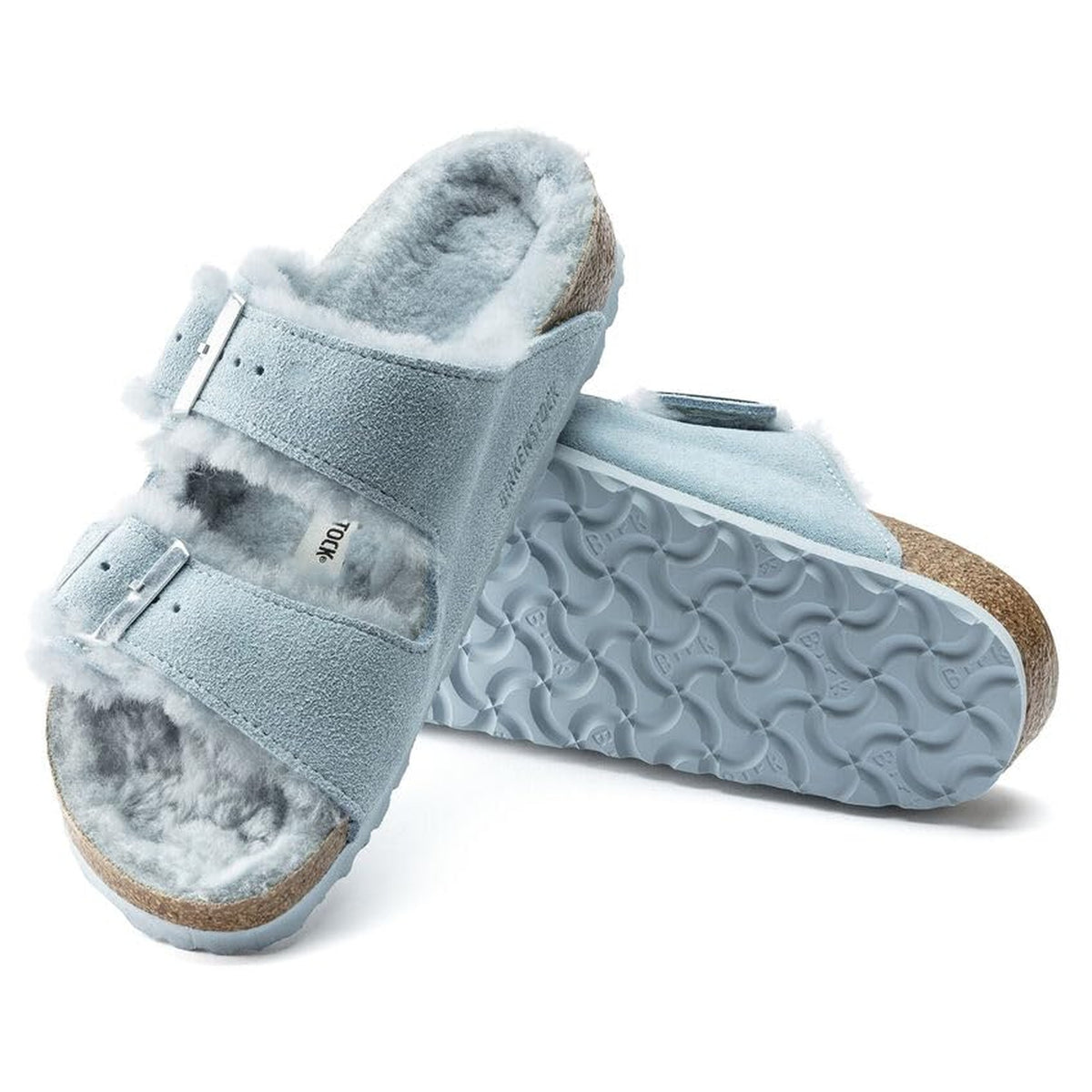 Birkenstock Arizona Womens Light Blue