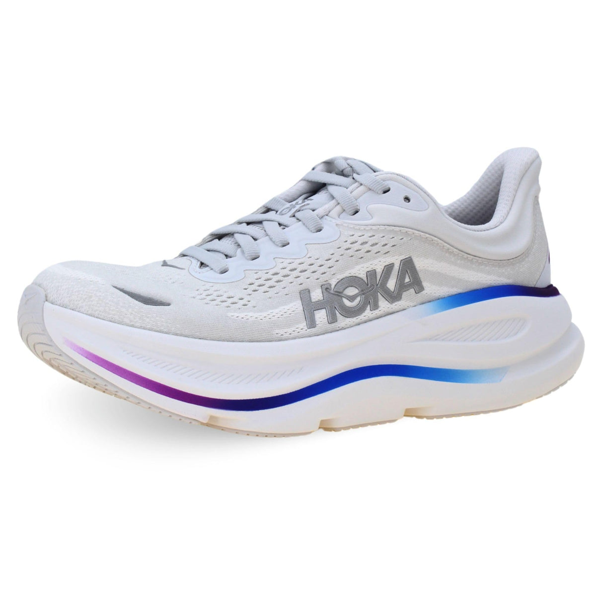HOKA Bondi 9 Women's – Cosmic Grey/White