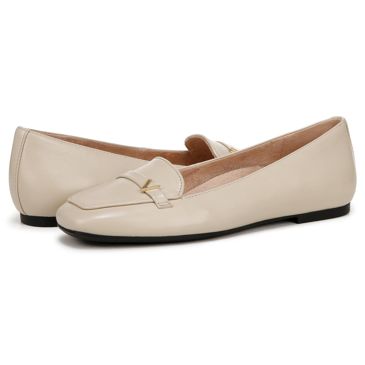 Vionic Hayes Womens Parchment Beige Leather
