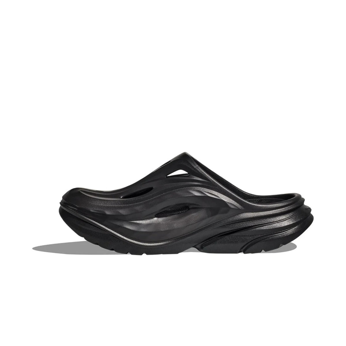 HUHV Clog Recovery Drop-Back Unisex – Black