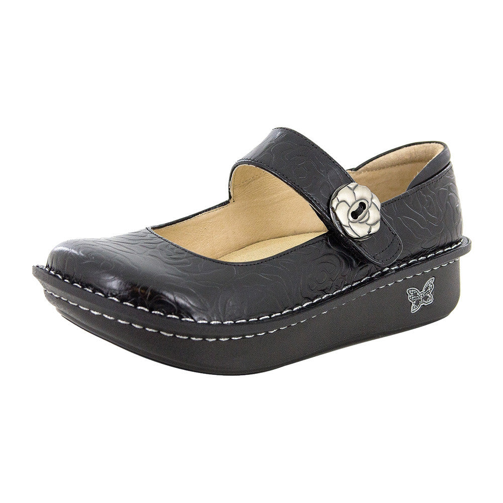 Alegria Paloma Womens Black Crinkle