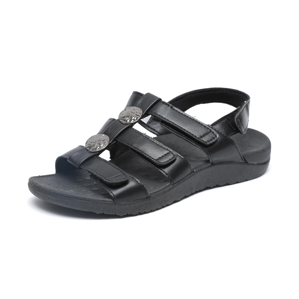 Medical SOLES 3 Strap Orthotic Women's – Black