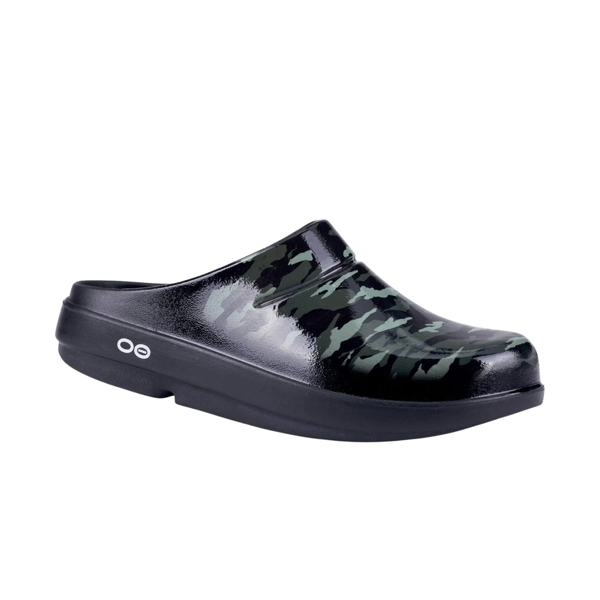 Oofos Ooclog Limited Women's – Black Green Camo