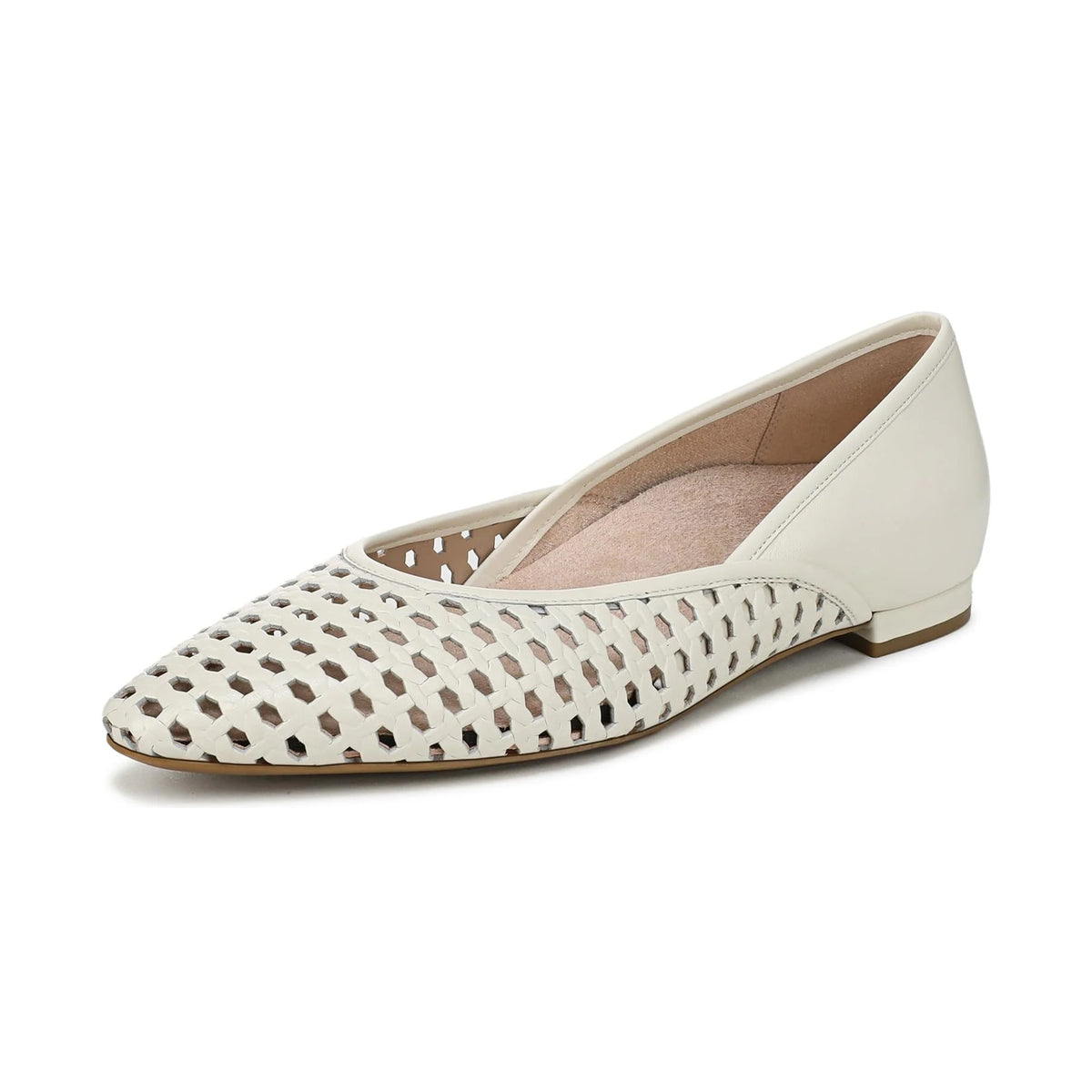 Vionic Gracia Woven Women's – Ivory Leather