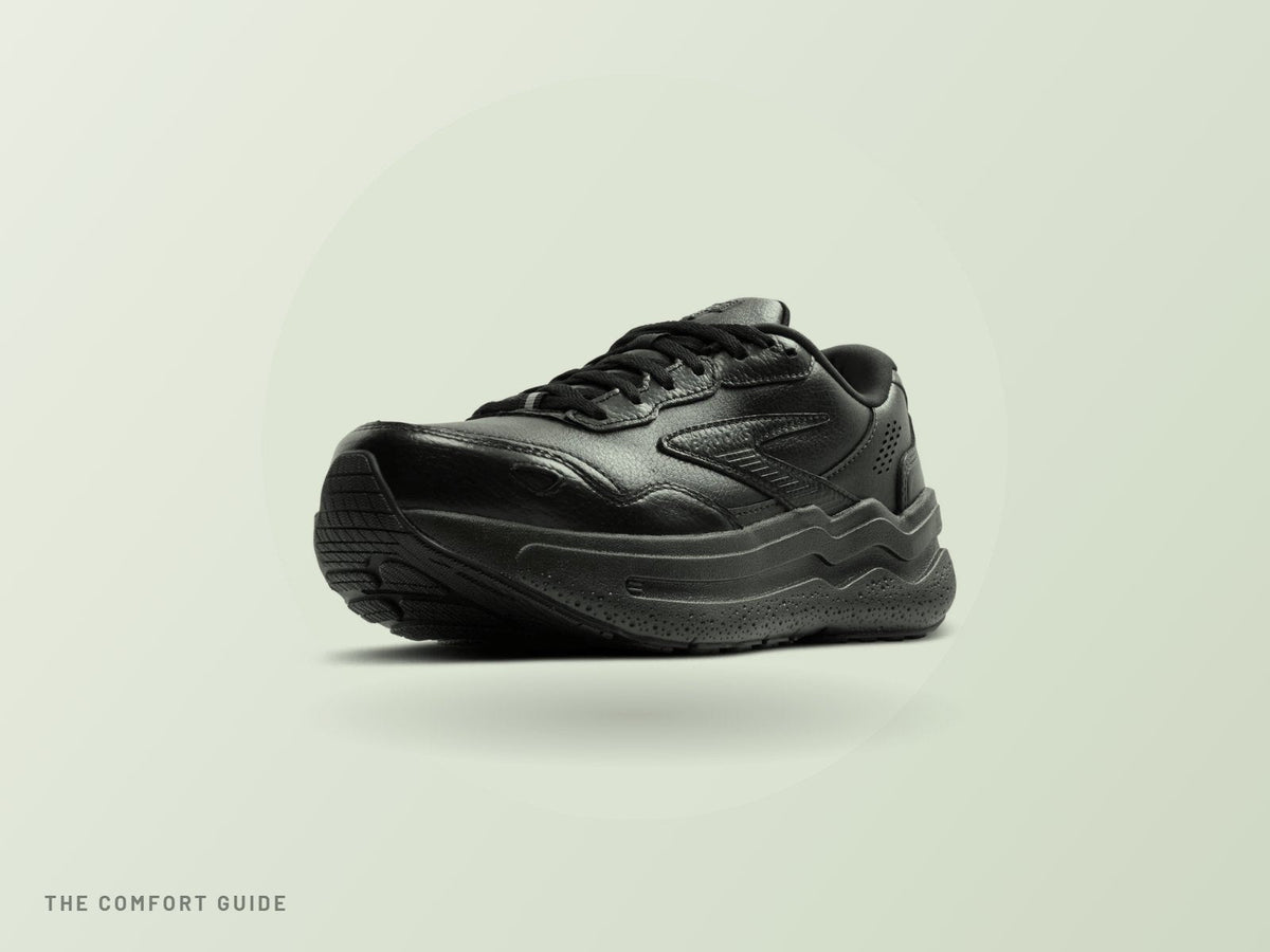 Cushioned supportive sneaker for plantar fasciitis