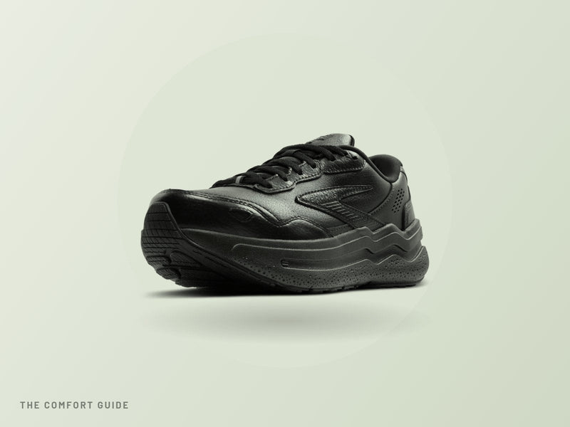 Cushioned supportive sneaker for plantar fasciitis