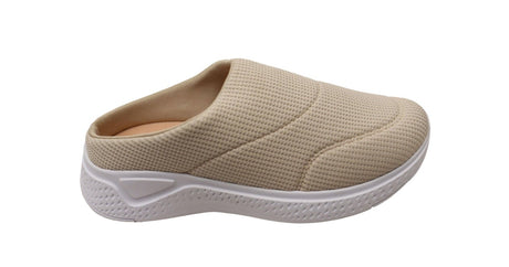 HUHV Recovery Comfort Slip-On with Drop-Back – Taupe