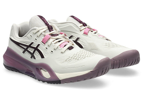 Soft Oat/Dark Aubergine