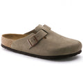 Birkenstock Boston SFB Unisex - Taupe Suede Leather