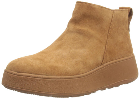 FitFlop F-Mode Suede Flatform Zip Womens