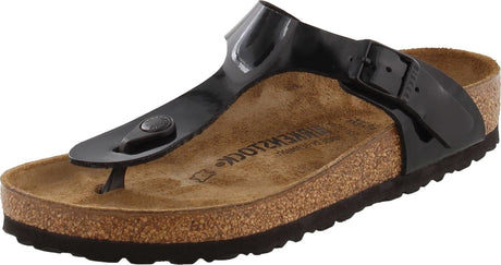 Black Patent Birko-Flor