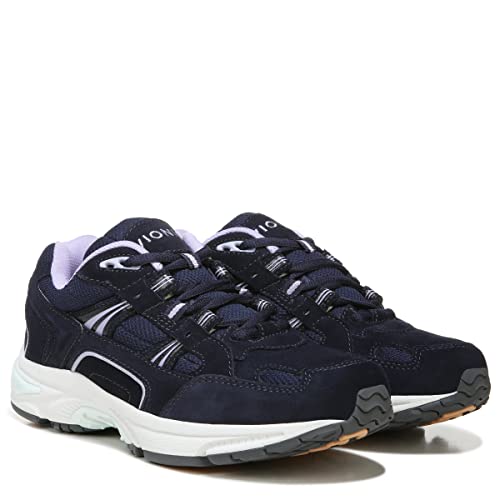 Navy/Purple Heather