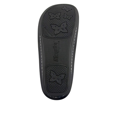 Black Embossed Rose