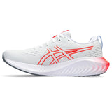 White/Sunrise Red