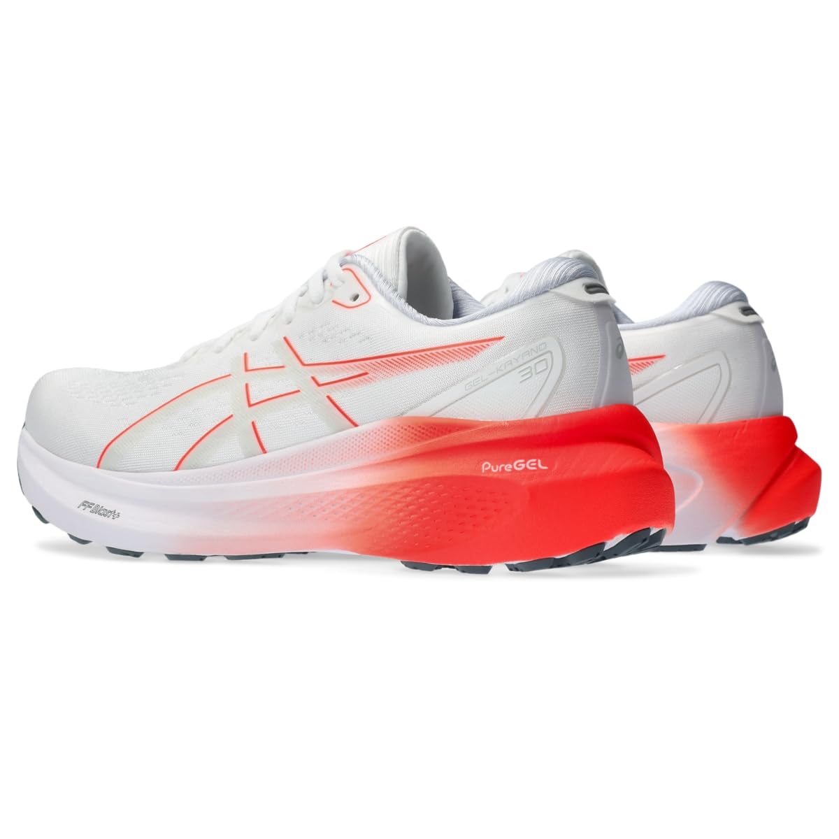 White/Sunrise Red