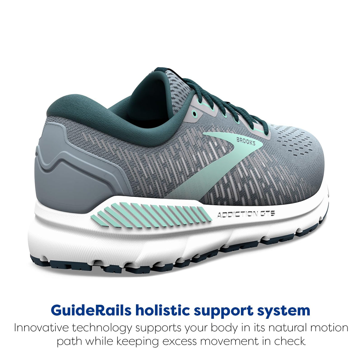 Grey/Navy/Aqua