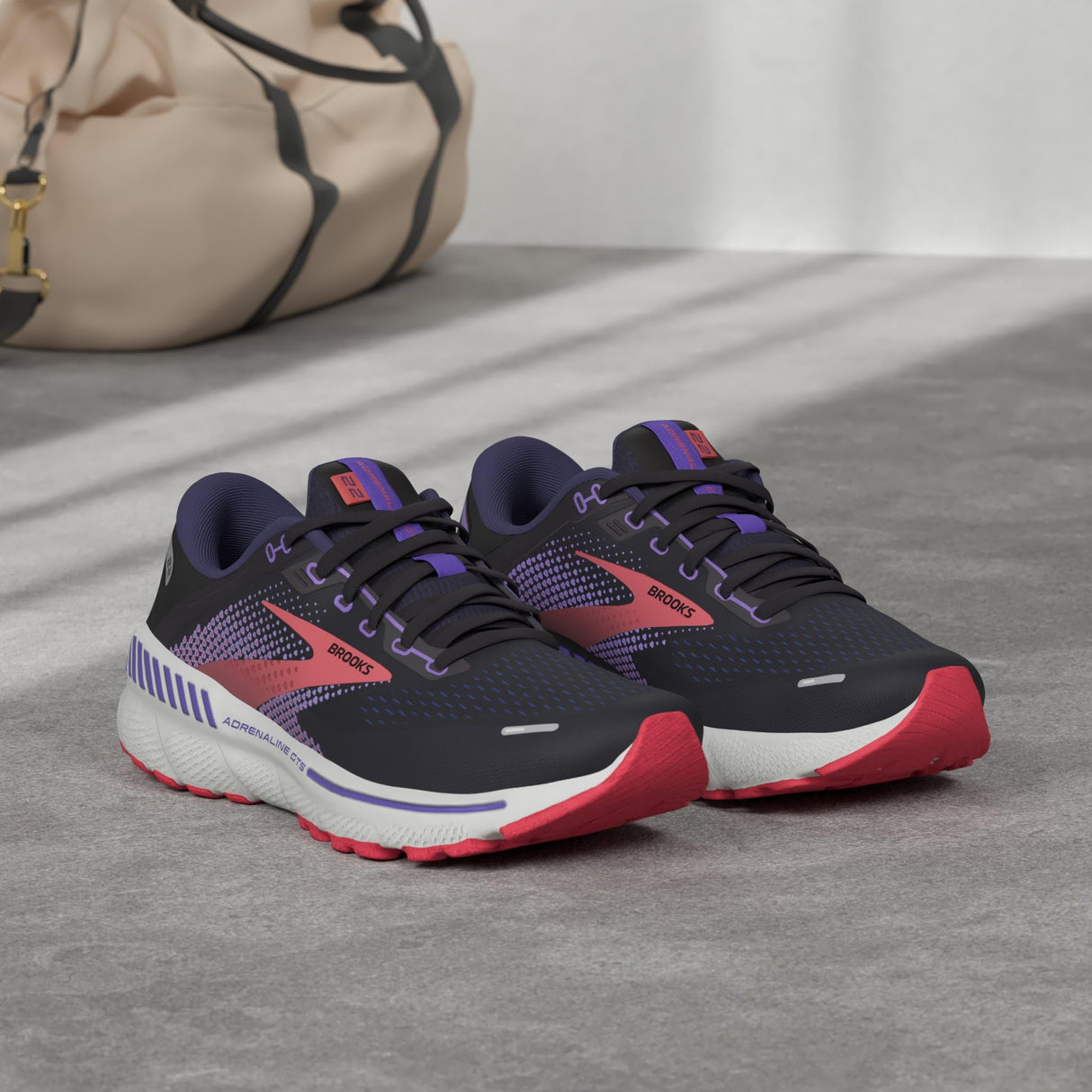 Black/Purple/Coral