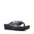 White Palms Textile/Black Sole