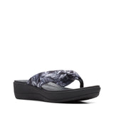 White Palms Textile/Black Sole