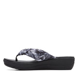 White Palms Textile/Black Sole