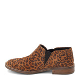 Dark Tan Leopard Suede