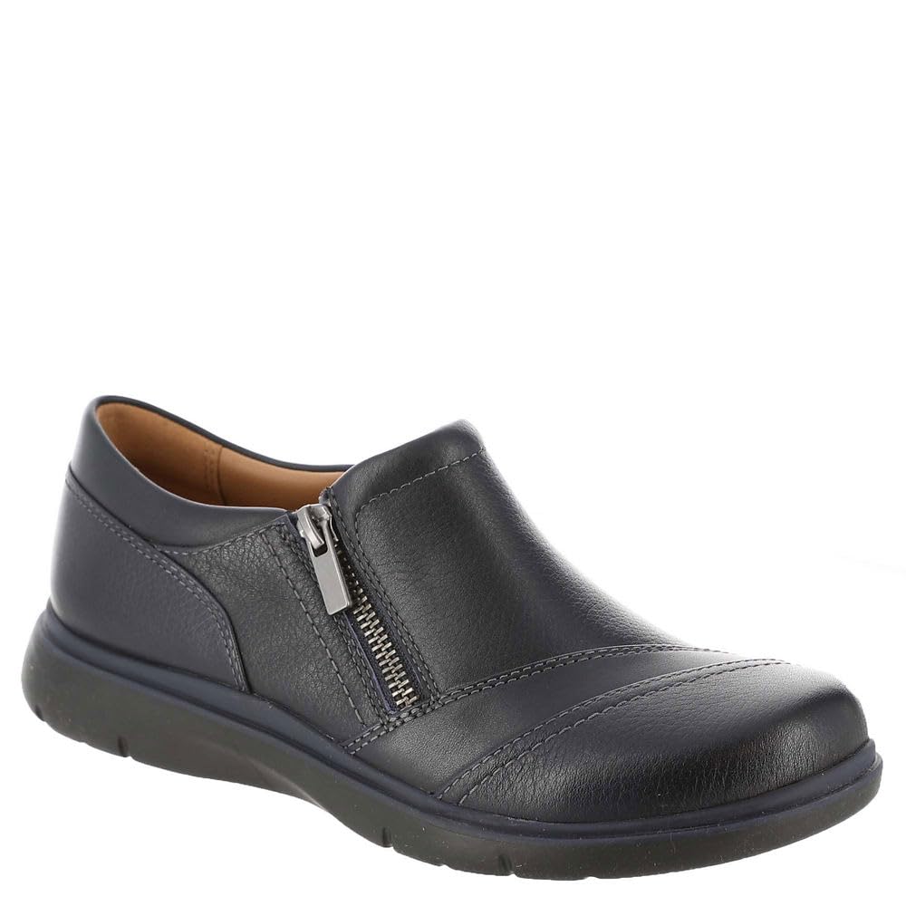 Navy Leather