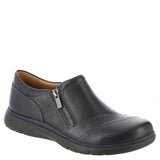 Navy Leather